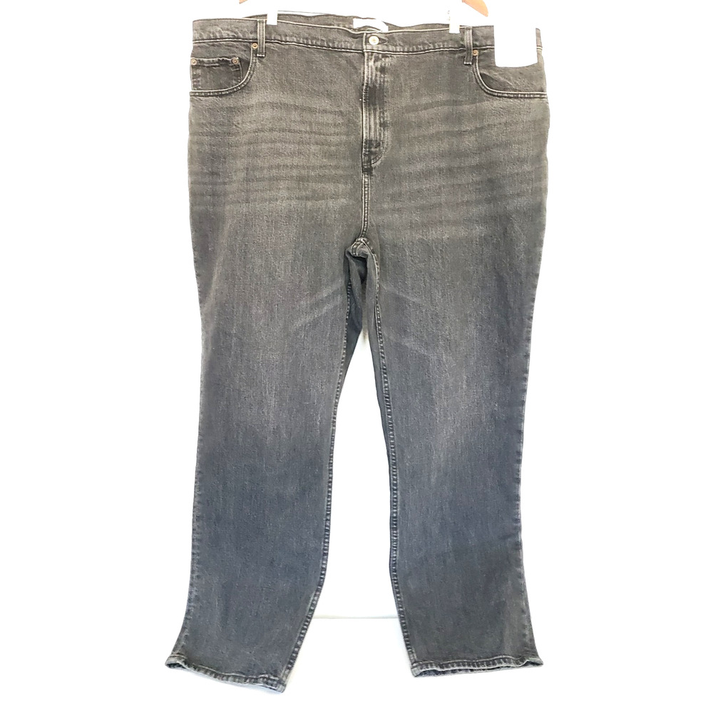NEW!! Abercrombie & Fitch SIZE 37/24R Black Straight Ultra High Rise Jeans 90s